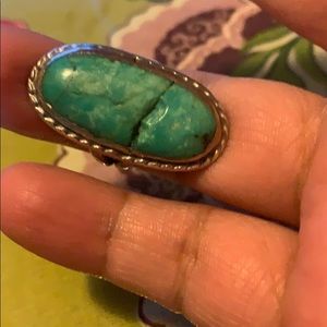 Turquoise stone ring